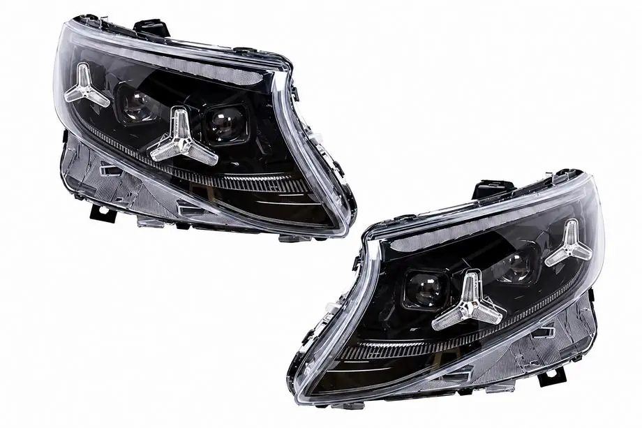 Mercedes Vito/V-trieda W447 2014– Predné svetlomety OEM LED 2026 Black (pre Vito, 2 ks) Fotografia 14