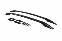 Isuzu D-Max 2011–2019 Čierne strešné lyžiny fotografia 2