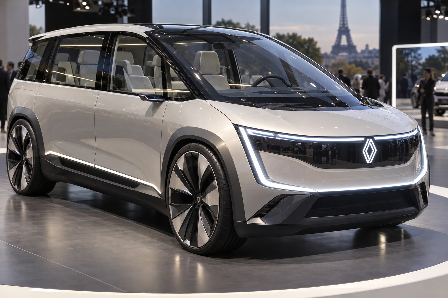 Renault E-Space Concept: elektrický minivan ako pocta Espace 1984 – čo ukázali v Paríži