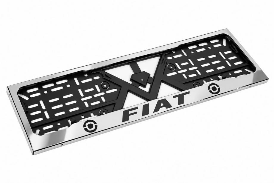 Fiat Chrómový rámček ŠPZ (1 ks, nerezová oceľ) Fotografia 3