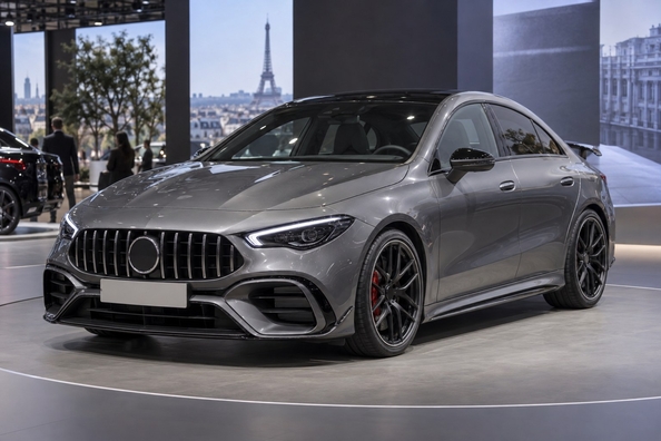 Mercedes-AMG CLA 45: nabitý sedan nového CLA – čo ukázali v Paríži Fotografia 2