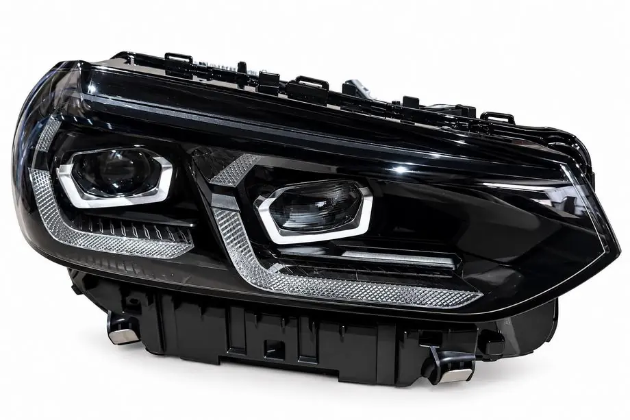 BMW X3 G01 2018– Predné svetlomety Black Shadow Line LCI (pre prestavané vozidlá 2022–2024) Fotografia 11