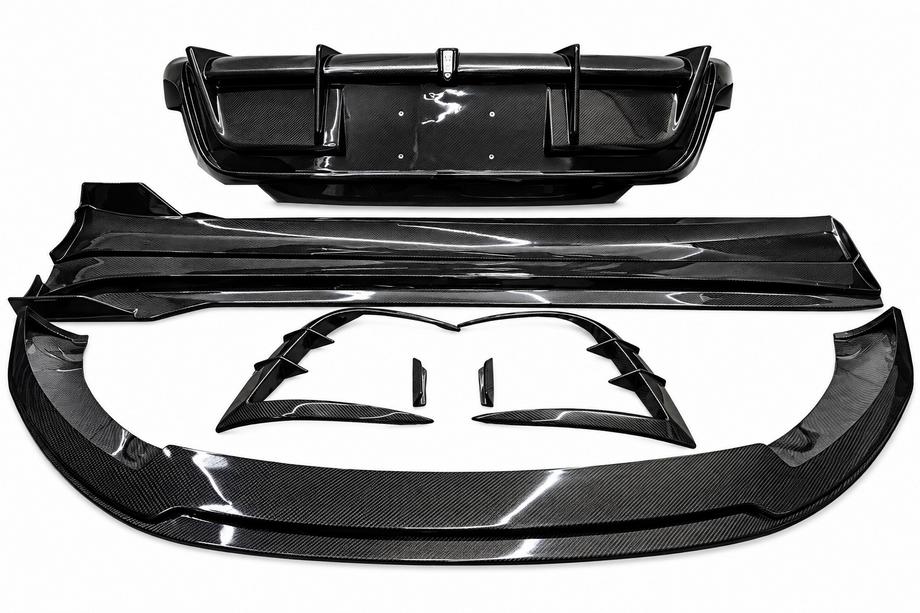 Tesla Model Y 2020– Sada body kitu Carbon Aerokit (pre 2025+) Fotografia 3