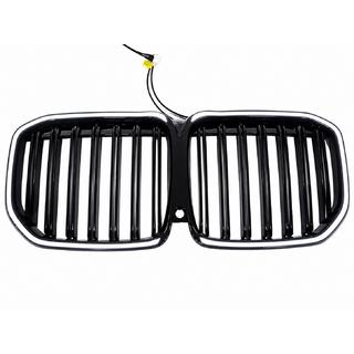 LED masky chladiča v štýle M-Look (2022+, čierna lesklá)