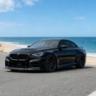 Predná lišta nárazníka Lip V3 (pre G87, karbón) BMW 2. séria G42 2021– fotografia 3