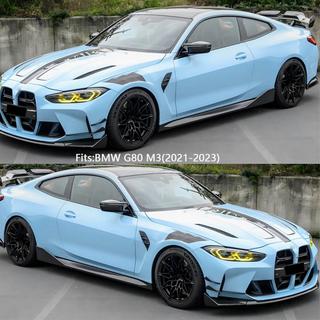Predný lip spoiler nárazníka Lip V12 (pre G80, karbón) BMW 3. rad G20/G21 2018– fotografia 2