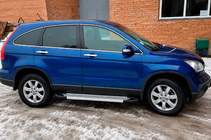 Honda CRV 2007–2011 Bočné nášľapy Allmond Grey (2 ks, hliník) fotografia 3