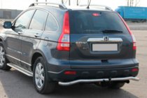 Honda CRV 2007–2011 Zadný ochranný rám AK008 (nerez) fotografia 2