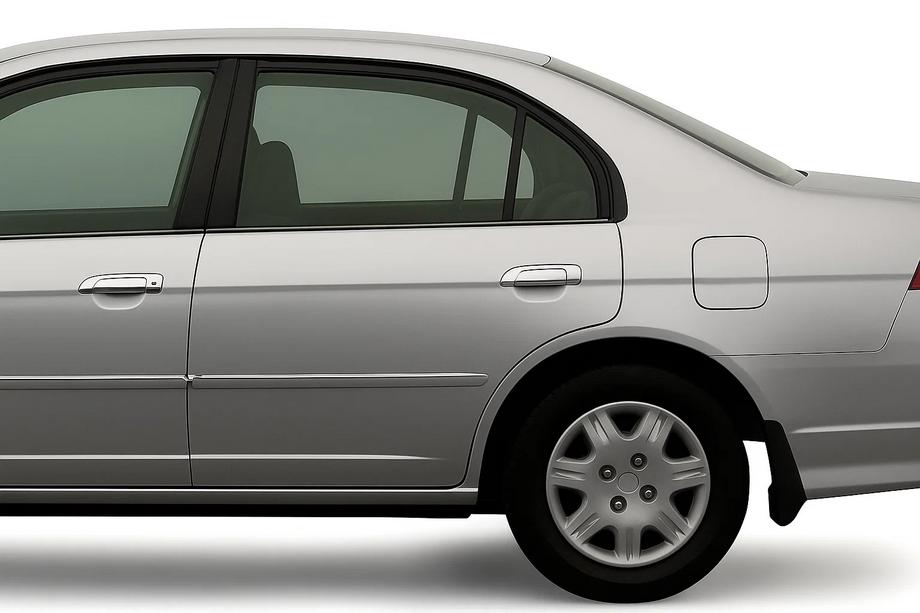 Honda Civic Sedan VII 2001–2006 Kryty kľučiek dverí (8 ks, plast) Image