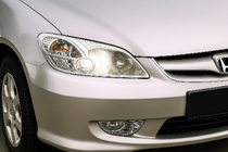 Honda Civic Sedan VII 2001–2006 Kryty svetlometov (2 ks, plast) fotografia 1