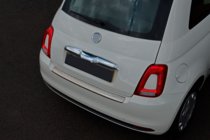 Fiat 500/500L 2013–2022 Nerezový kryt zadného nárazníka 3D/Cabrio (OmsaLine, nerez) fotografia 4