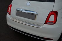 Fiat 500/500L 2013–2022 Nerezový kryt zadného nárazníka 3D/Cabrio (OmsaLine, nerez) fotografia 5