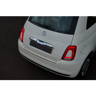 Nerezový kryt zadného nárazníka 3D/Cabrio (OmsaLine, nerez) Fiat 500/500L 2013–2022 fotografia 4