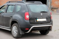 Dacia Duster 2008–2018 Zadný ochranný oblúk (nerez) fotografia 3