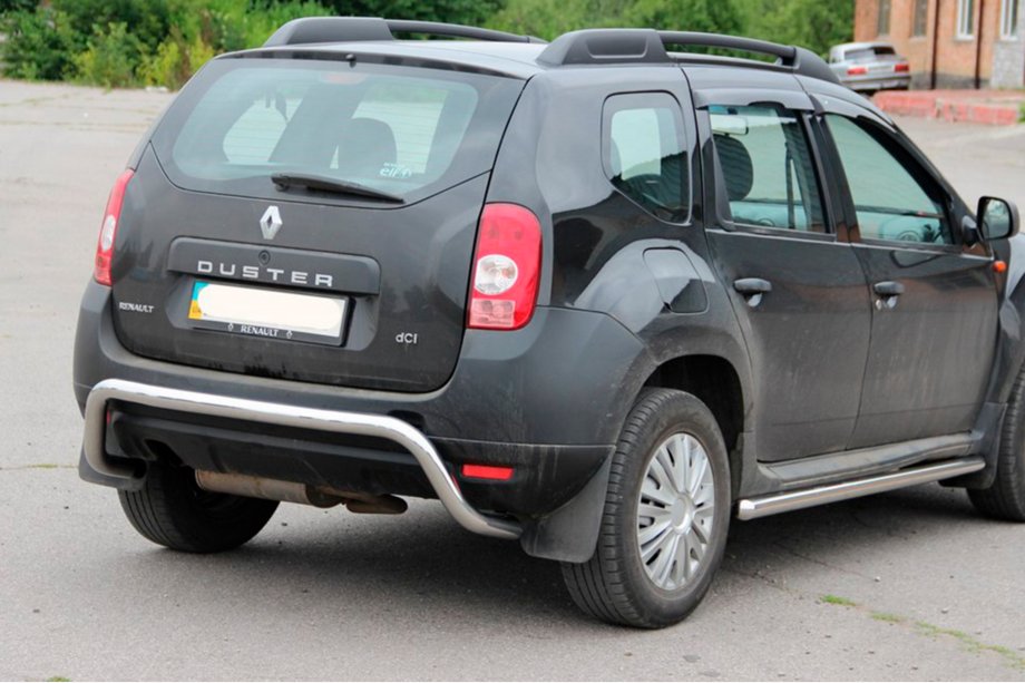 Dacia Duster 2008–2018 Zadný ochranný oblúk (nerez) Image