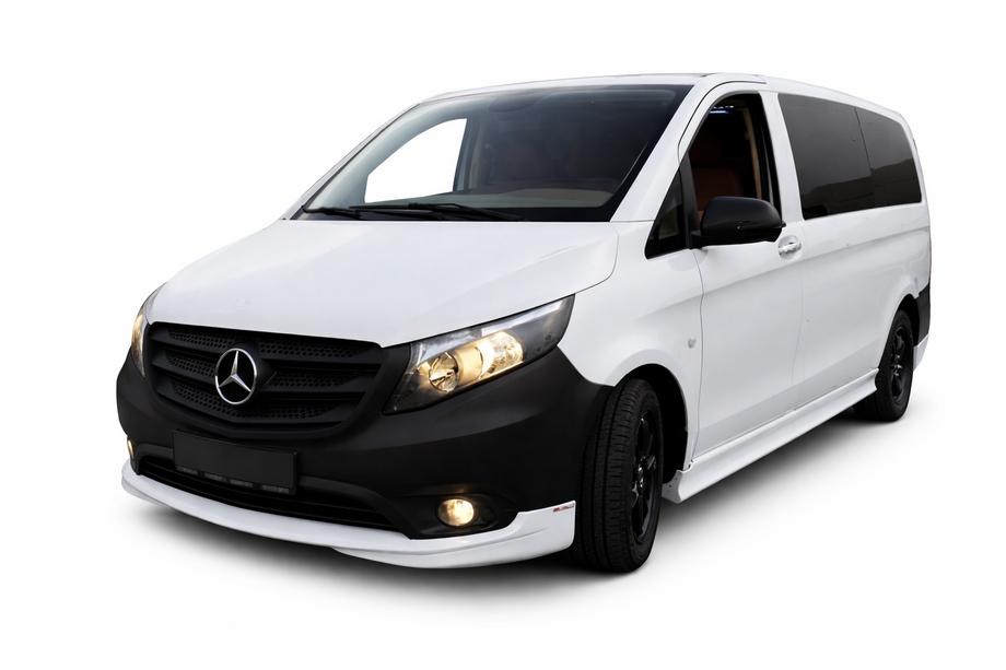 Mercedes Vito/V-trieda W447 2014– Tuningový predný nárazníkový lip (na lakovanie) Image