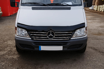 Mercedes Sprinter W901/902/903/904/905 1995–2006 Nerezové lišty na okraj masky chladiča (2000-2002, 7 dielov) fotografia 1