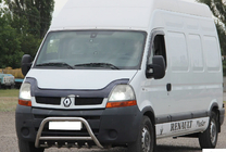 Nissan Interstar 2002–2010 Predný ochranný rám WT003 (nerez) fotografia 4