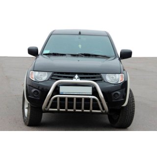 Predný ochranný rám (nerez) Mitsubishi L200 2006–2015 fotografia 1