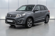 Suzuki Vitara 2015– Bočné prahy Maydos V1 (2 ks, hliník ↗ nehrdzavejúca oceľ) fotografia 1