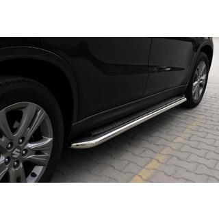 Bočné prahy Maydos V2 (2 ks, hliník / nehrdzavejúca oceľ) Suzuki Vitara 2015– fotografia 1