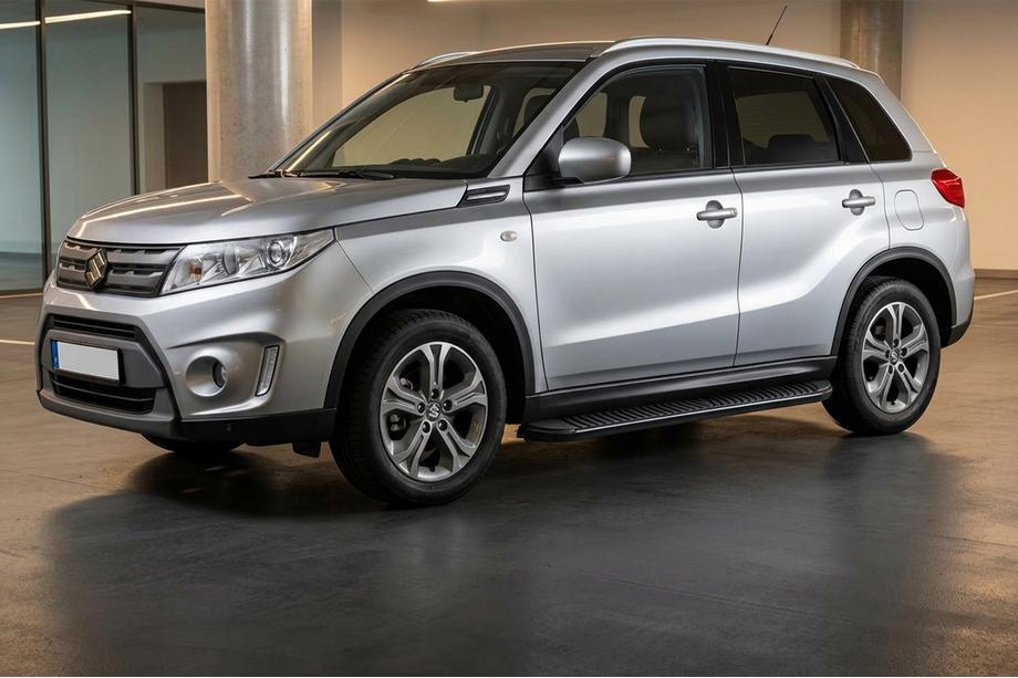 Suzuki Vitara 2015– Bočné prahy Tayga Black (2 ks, hliník) Image