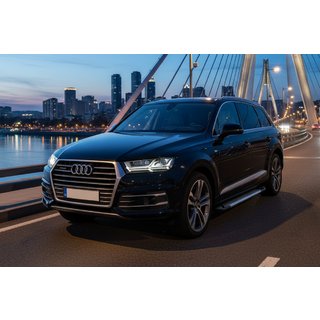 Bočné prahy Line (2 ks, hliník) Audi Q7 2015–2026 fotografia 1