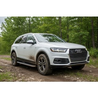 Bočné prahy Tayga Grey (2 ks, hliník) Audi Q7 2015–2026 fotografia 1
