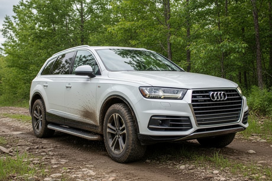 Audi Q7 2015–2026 Bočné prahy Tayga Grey (2 ks, hliník) Image