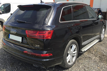 Audi Q7 2015–2026 Bočné nášľapy Allmond Grey (2 ks, hliník) fotografia 2
