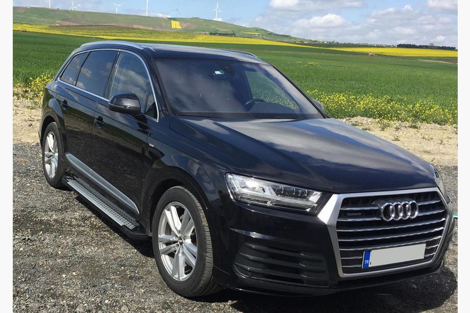 Audi Q7 2015–2026 Bočné nášľapy Allmond Grey (2 ks, hliník) Image