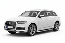 Audi Q7 2015–2026 Bočné nášľapy Allmond White (2 ks, hliník) fotografia 1