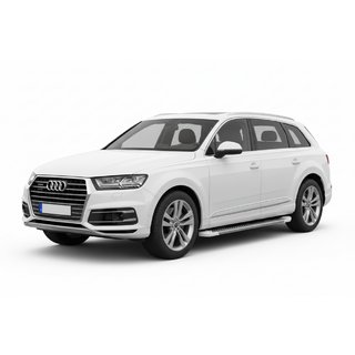 Bočné nášľapy Allmond White (2 ks, hliník) Audi Q7 2015–2026 fotografia 1