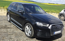 Audi Q7 2015–2026 Bočné nášľapy Fullmond (2 ks, hliník) fotografia 1