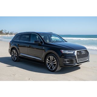 Bočné prahy Tayga Black (2 ks, hliník) Audi Q7 2015–2026 fotografia 1