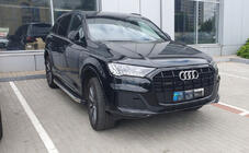 Audi Q7 2015–2026 Bočné nášľapy BlackLine (2 ks, hliník) fotografia 4