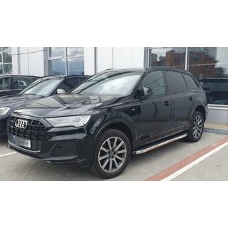 Bočné nášľapy BlackLine (2 ks, hliník) Audi Q7 2015–2026 fotografia 1