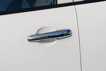 Mitsubishi L200 2006–2015 Chrómové kryty kľučiek dverí (4 ks, nerez) OmsaLine – talianska nehrdzavejúca oceľ fotografia 1