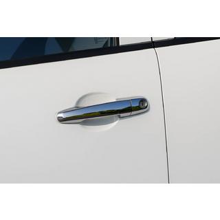 Chrómové kryty kľučiek dverí (4 ks, nerez) Mitsubishi L200 2006–2015 fotografia 1