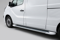 Renault Trafic 2015– Bočné nášľapy Allmond White (2 ks, hliník) fotografia 1