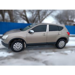 Chrómové kryty stĺpikov dverí (4 ks, nerez) Nissan Qashqai 2007–2010 fotografia 1