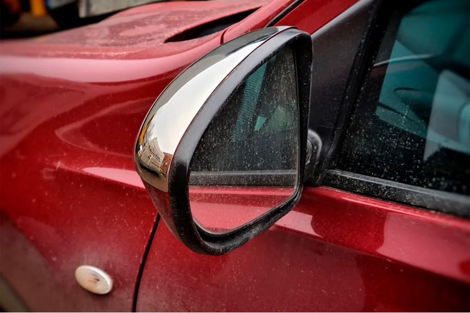 Nissan Qashqai 2007–2010 Kryty spätných zrkadiel (2 ks, nerezová oceľ) Fotografia 8