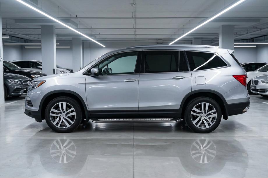 Honda Pilot 2015–2022 Bočné prahy Maydos V2 (2 ks, hliník / nehrdzavejúca oceľ) Image