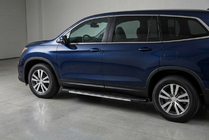 Honda Pilot 2015–2022 Bočné nášľapy Bosphorus Grey (2 ks, hliník) fotografia 1
