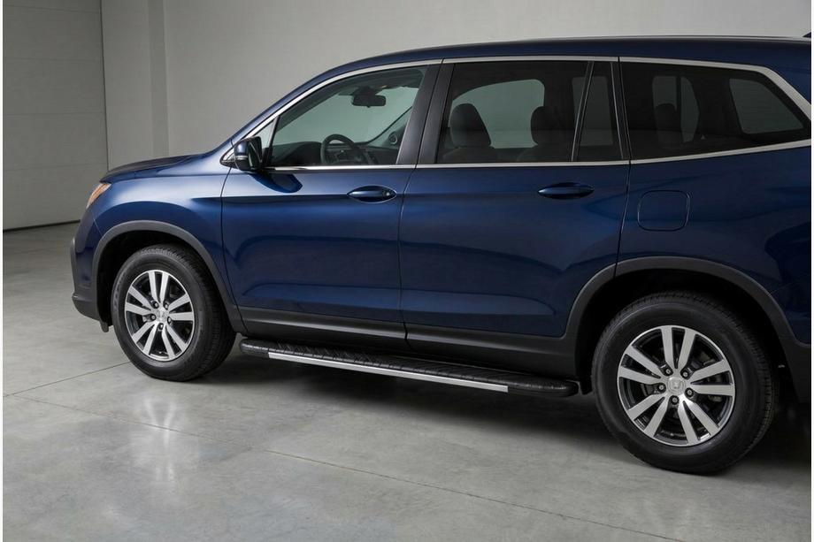 Honda Pilot 2015–2022 Bočné nášľapy Bosphorus Grey (2 ks, hliník) Image
