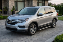 Honda Pilot 2015–2022 Bočné nášľapy Maya (2 ks, hliník) fotografia 1