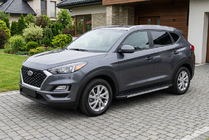 Hyundai Tucson TL 2016–2021 Bočné nášľapy Duru (2 ks, hliník) fotografia 1