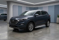 Hyundai Tucson TL 2016–2021 Bočné prahy Maydos V2 (2 ks, hliník / nehrdzavejúca oceľ) fotografia 1