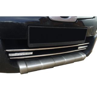 Lišty na spodnú mriežku (2 ks, nerez) Nissan Qashqai 2007–2010 fotografia 1