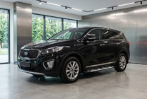 Kia Sorento III UM 2014–2020 Bočné nášľapy Sunrise (2 ks, hliník) fotografia 1